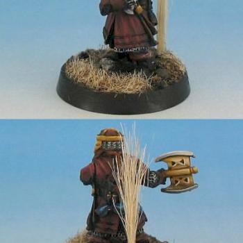 Gimli NMM LOTR Lord of the Rings Warhammer by mb kh lotrminiatures