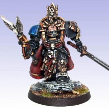 Chaplain Ingus of the Ultramarines by blackrabbit