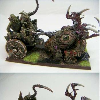 nurgle demon chariot by demonherald