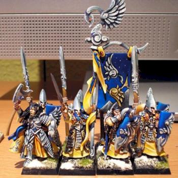 Lanceros de Shapery/High elves Shapery spearmen by juza