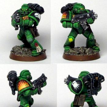 Salamander spacemarine by KBig