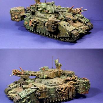 CHAOS SPACE MARINES Plaguereaper by MantraStudio