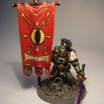 Sons of Horus - Standard Bearer Aimnistos by Sotirios