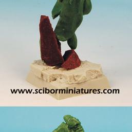 28mm scale Warrior Monk Greenstuff Sculpture by Scibor