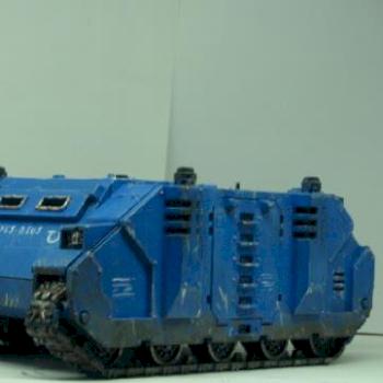 space marine ultramarine rhino by blackmawstudios