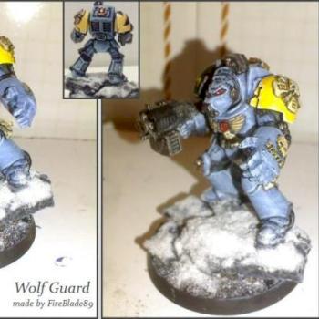 Space Wolves' Wolf Guard in Terminator Armor by FireBlade 89