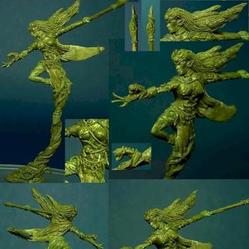 The wood fairy (more details) by Chasm Keeper