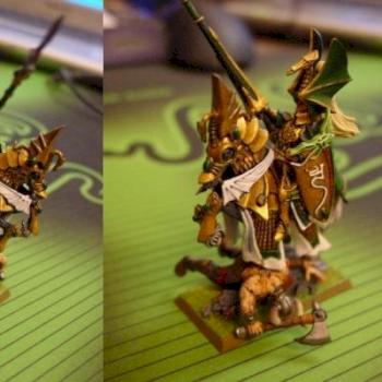 Hoch elf / Hochelfen General zu Pferd by Corman