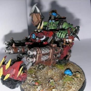 Ork Warboss Conversion by damnunfunny