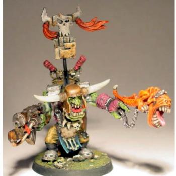 Warhammer 40k Ork Warboss by seltzer