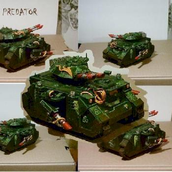 My nurgle predator by alfredosalvador