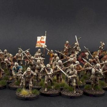 28mm Perry Miniatures The Retinue of Richard Tunstall of Thurland (Lancastrian) by avalonindustries2040