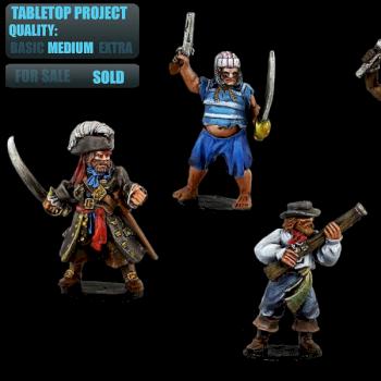 [TABLETOP COMMISSION] Captain's Crew Osprey Wargame by BerenMiniaturasStudio