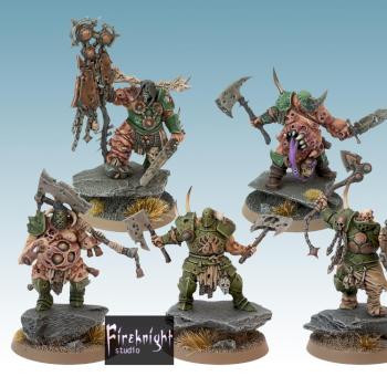 Chaos Nurgle Putrid Blightkings by Fireknight