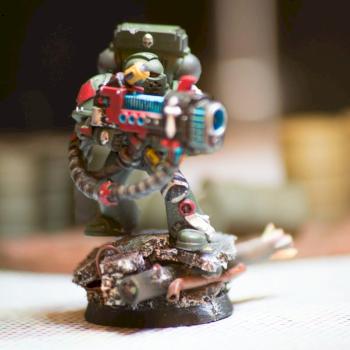 dark angels plasma cannon by ProtoPainting