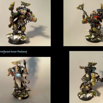 Space Wolves Wolfpriest Invar Firehand by Ramirez23