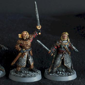 Gamling, Theoden and Hammar (Rohan command) by WMS