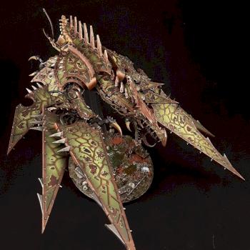 Chaos Heldrake of Nurgle by Kneeil