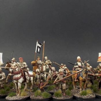 28mm Perry Miniatures. The Retinue of Richard Tunstall of Thurland (Lancastrian) Destined for Lion R by avalonindustries2040