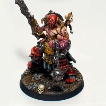 Slaughterpriest with Hackblade and Wrath-hammer by Adv