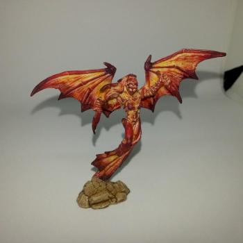 Molten Flying Demon Babe by Carcearion