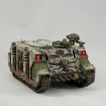Death Guard Rhino by Perkulant