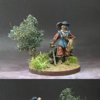 One of the Three Musketeers by Hagen Miniatures by DaggerAndBrush