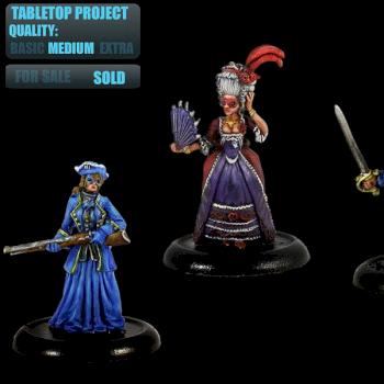 [TABLETOP COMMISSION] Carnevale Characters by BerenMiniaturasStudio