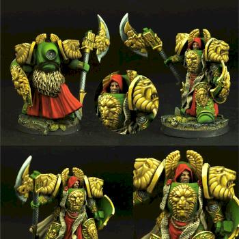 Sci Fi Lion Knight painted by Scibor
