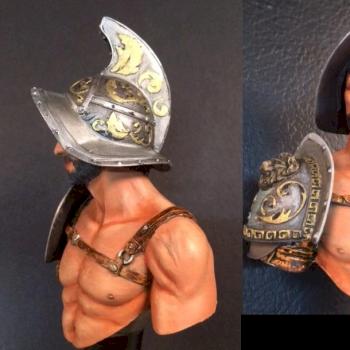 Gladiator 1st Century A.D.    (Young miniatures) by Byteknight