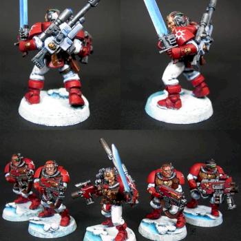 Pre-Heresy Thousand Sons Scoutmaster & Scouts by Skits