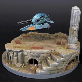 Magnetically levitating Eldar jetbike conversion by The_Arch1tect