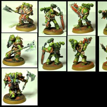 Chaos Space Marine  Melee Unit by azmar