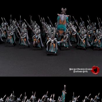 High Elf Phoenix Guards by SavageDPainting