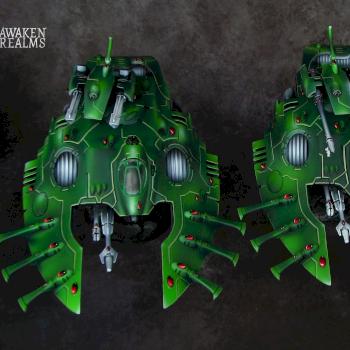Eldar Biel-Tan Wave Serpents by Awaken Realms