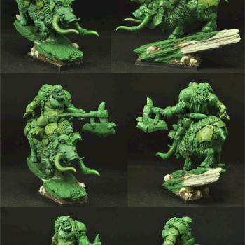 Orc Chief on War Boar 28mm by Scibor