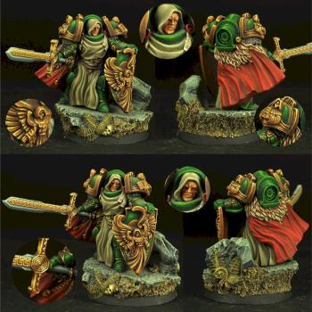 Sci Fi Angel Knight painted by Scibor