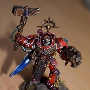 Warhammer 40k - Blood Angels - Captain Karlaen by M1ck