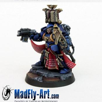 Space Marine Librarian in Terminator Armour by MadFlyArtStudio