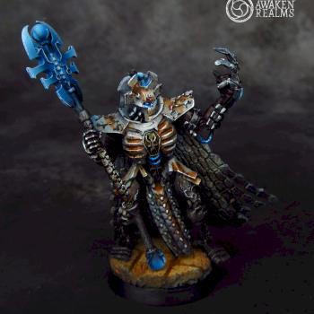 Necron Imotekh the Stormlord by Awaken Realms
