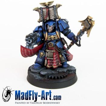 Space Marine Librarian in Terminator Armour by MadFlyArtStudio