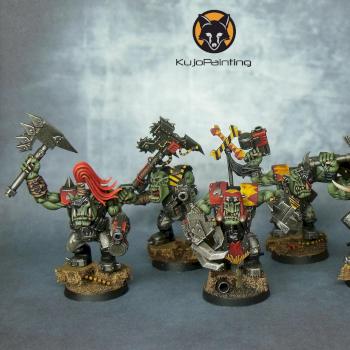 Evil Sunz Ork Nobz by KujoPainting