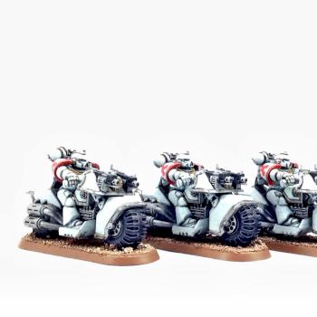 White Scars Space Marine Bike Squad by Dante Miniatures
