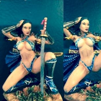 Samurai Girl  80mm by Byteknight