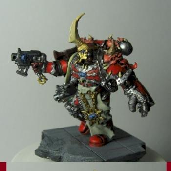 Word Bearers Chosen with power fist by Rerclusiarch