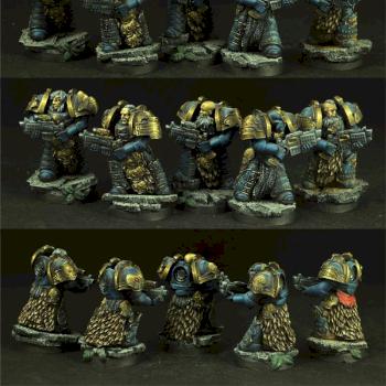 Sci Fi Celtic Warriors team painted by Scibor