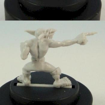 Fantasy Football Goblin Thug by Battleaxe Miniatures