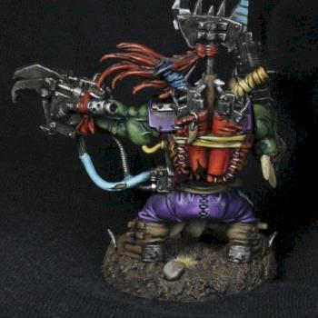Ork warboss from Black Reach by Violet_Medusa