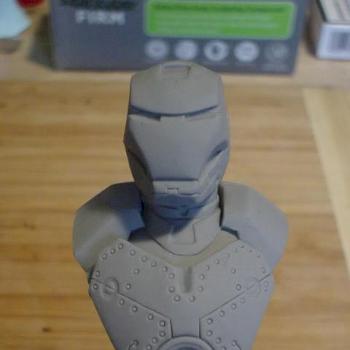METAL OBRE (Iron Man) BUST by MIKE81