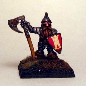 Ral Partha Dwarf Warrior by Greybird